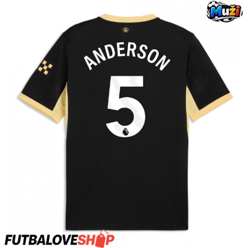 Dres Manchester City Elliot Anderson #5 Preč 2026-27 Krátky Rukáv